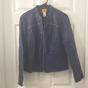 Ruby Red, size 10 blue jacket